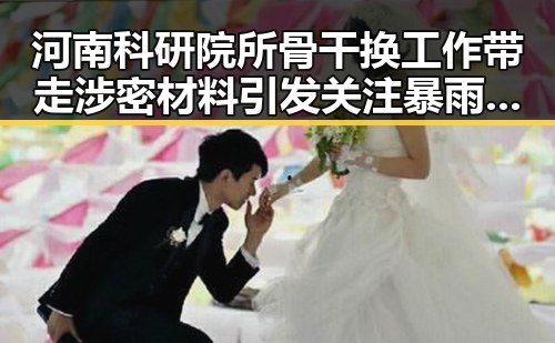 河南科研院所骨干换工作带走涉密材料引发关注暴雨蓝色预警下的安全隐患