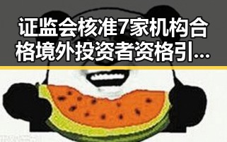 证监会核准7家机构合格境外投资者资格引发关注，伊美军事摩擦频繁加剧背景下外资动向成焦点